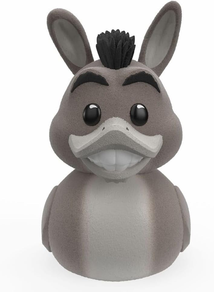 TUBBZ Shrek Donkey First Edition Flocked Collectible Duck Figure
