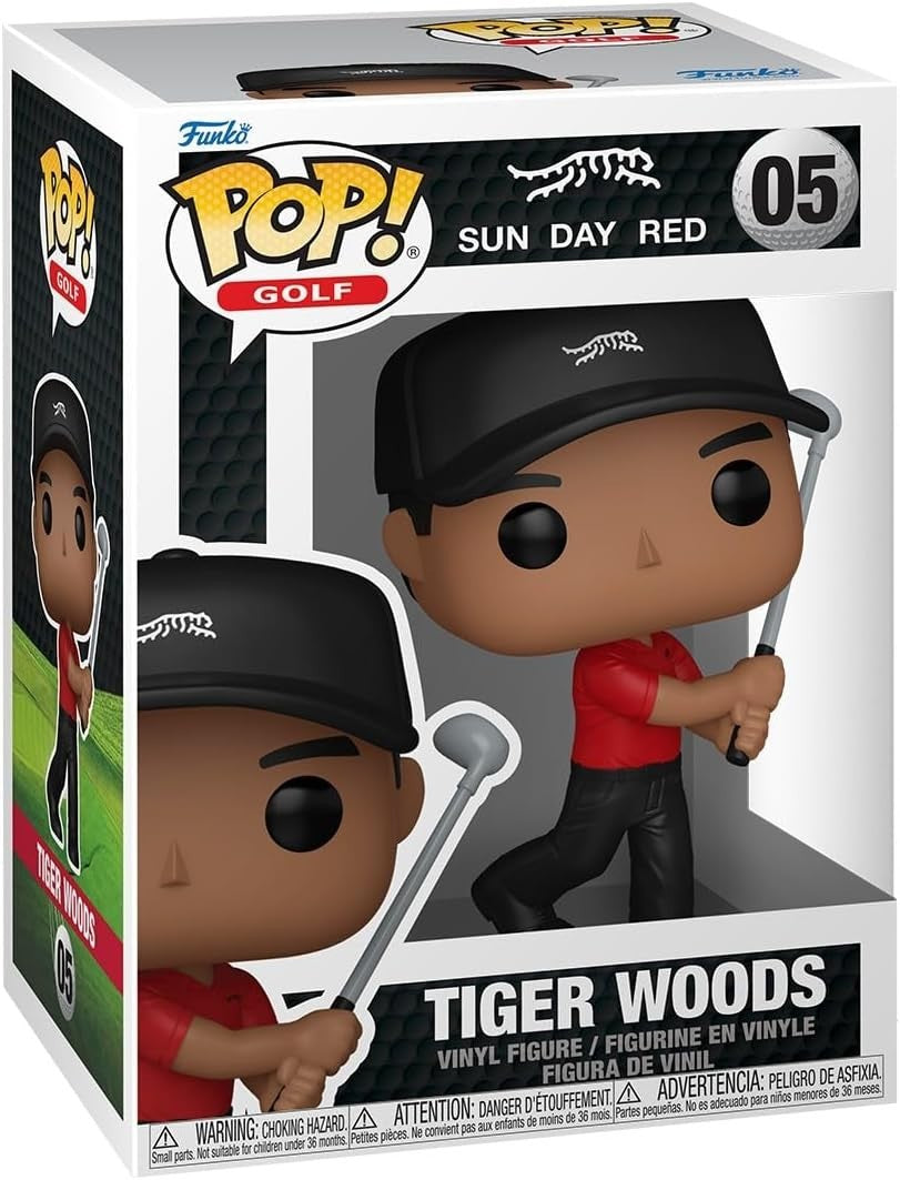 Funko Pop! Golf Sun Day Red Tiger Woods (Swing) #05 Vinyl Figure