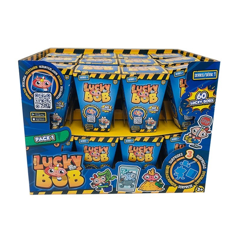 Lucky Bob Series 1 Mystery Figure Pack 1 4cm Collectible