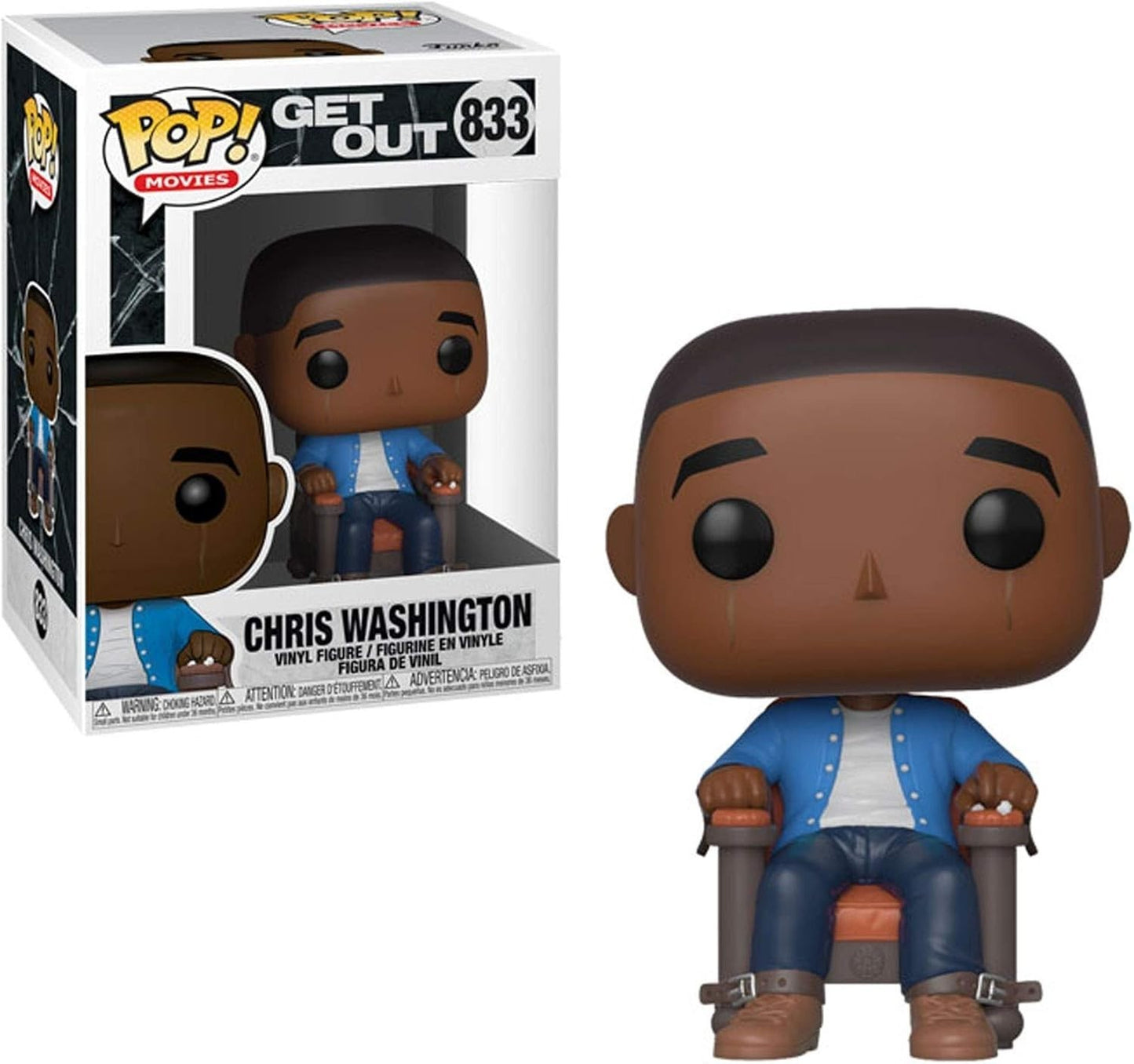 (BOX DMG) Funko Pop! Get Out Chris Washington #833 Movies Vinyl Figure