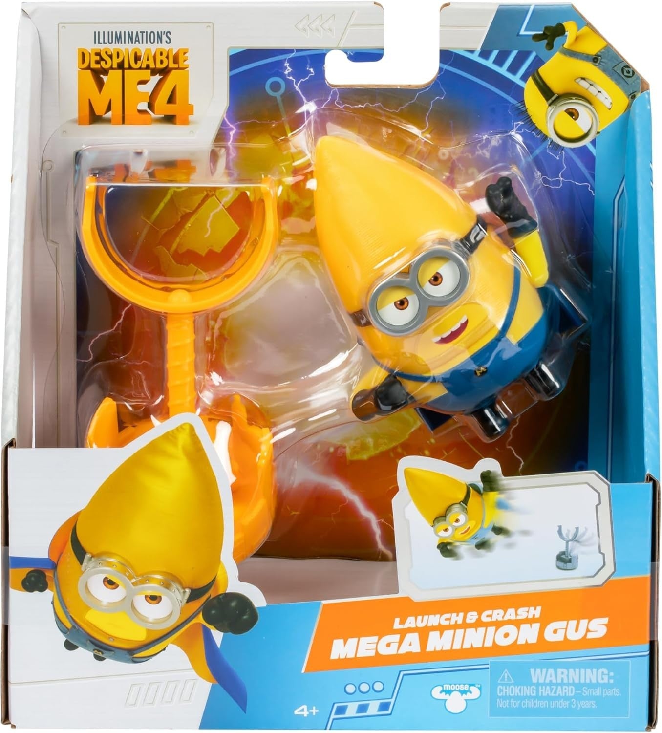 Despicable Me 4 Launch & Crash Mega Minion Gus Action Figure