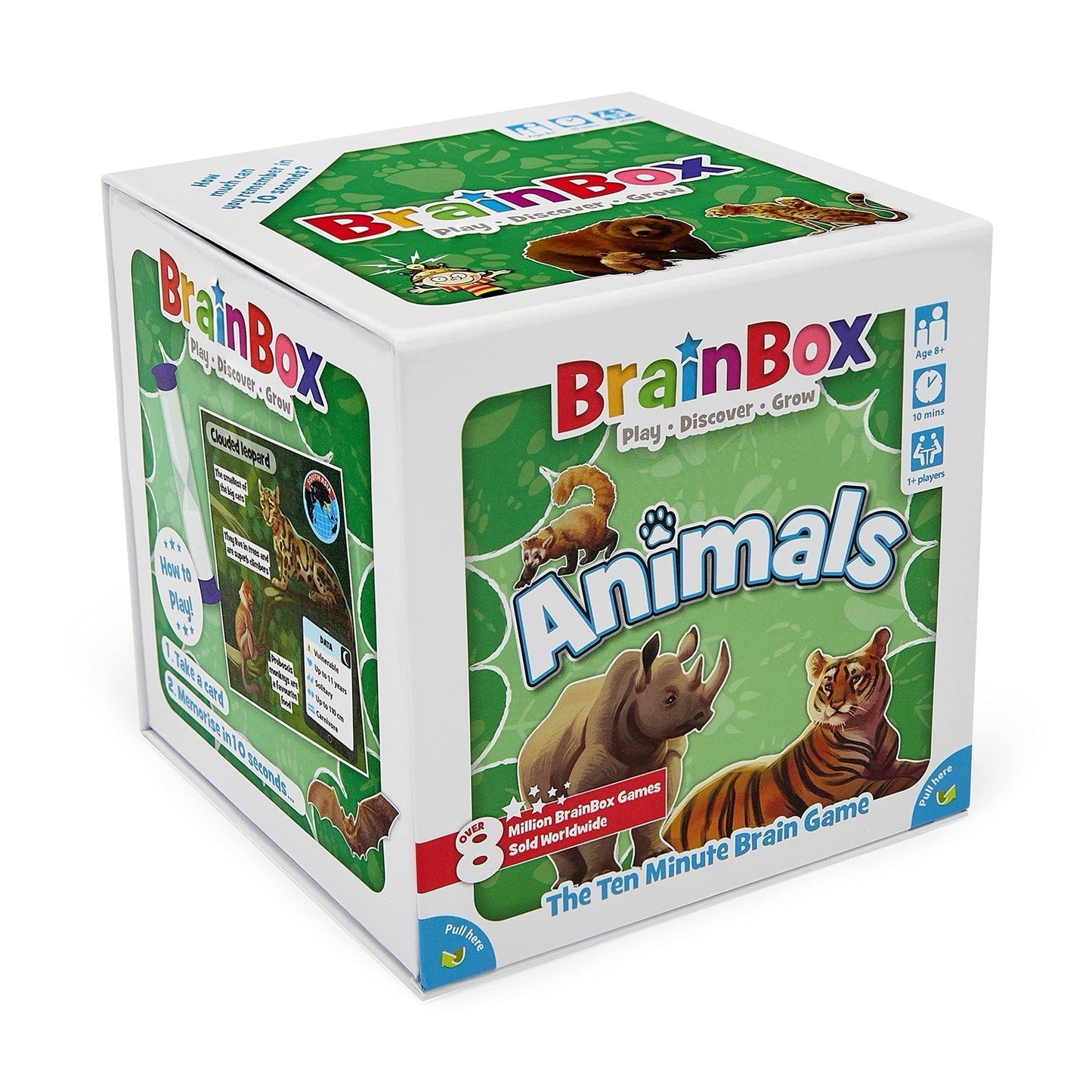 BrainBox Animals Card Game – Educational Ten Minute Brain Challenge