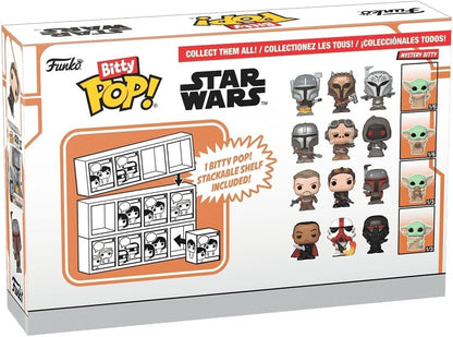 Funko Bitty POP! Mandalorian 4-Pack – Cobb Vanth, Fennec, Boba Fett + Mystery