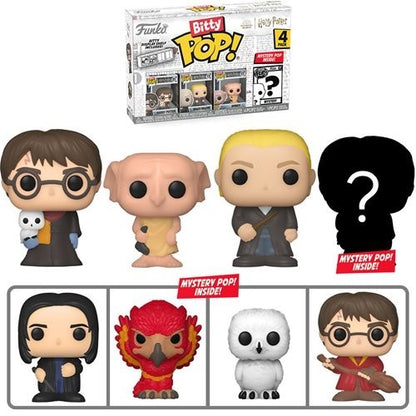 Funko Bitty Pop Harry Potter Figure 4 Pack Harry + Malfoy + Dobby + Mystery