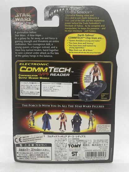 Star Wars Episode I Darth Sidious 1999 Hasbro CommTech Chip MOC Sealed Vintage