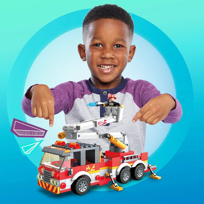 Mega Construx Fire Truck Building Set GLK54 244 Pieces