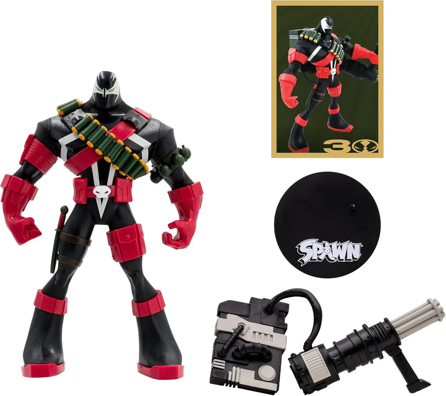McFarlane Toys Commando Spawn 7 inch Action Figure 30 Years Anniversary