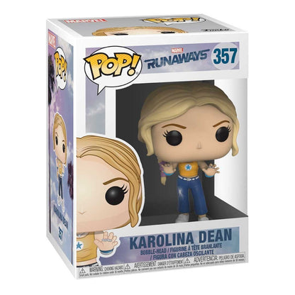 (BOX DMG) Funko Pop Marvel Runaways Karolina Dean 357 Vinyl Figure