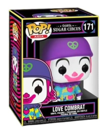 Funko Pop! Asia Ron English’s Sugar Circus #171 Love Combrat Blacklight Vinyl