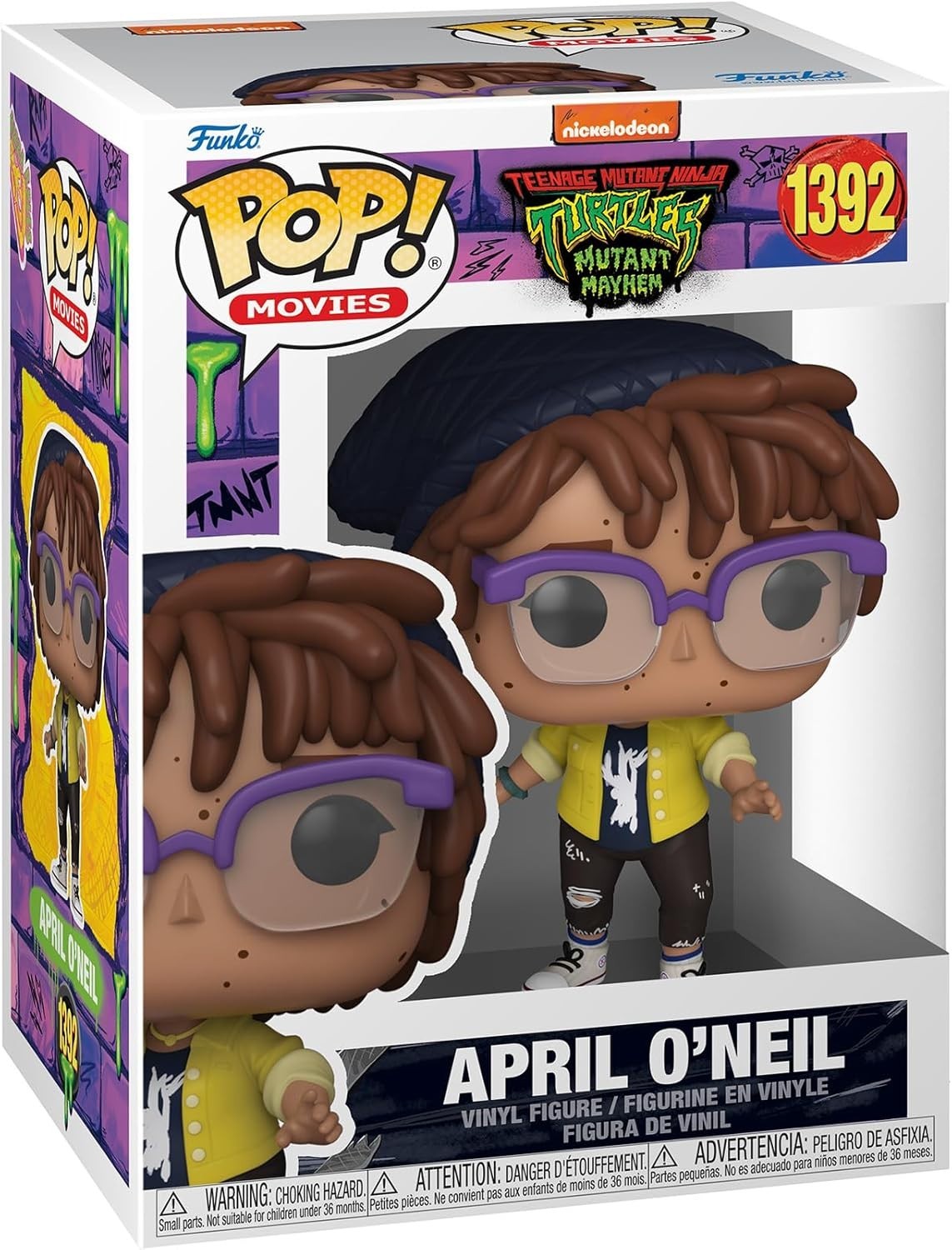 Funko Pop! Movies TMNT Mutant Mayhem April O'Neil #1392 Vinyl Figure