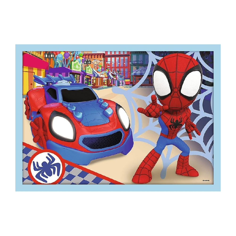 Trefl Marvel Spidey Amazing Friends 4 in 1 Puzzle 12 15 20 24 Pieces