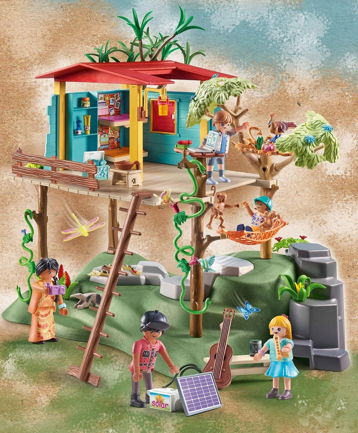 PLAYMOBIL Wiltopia 71013 Family Tree House 154-Piece Playset