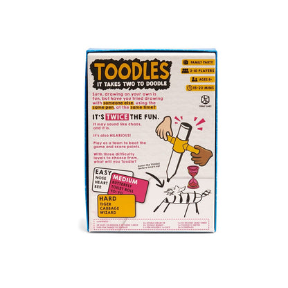 Toodles It Takes Two to Doodle Party Game | Family Drawing Fun | Brand New