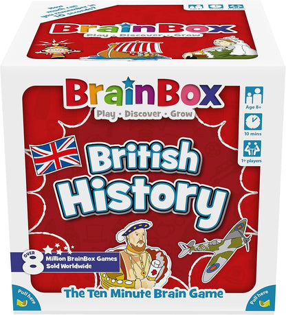 BrainBox British History Card Game – Family Memory & Observation Game