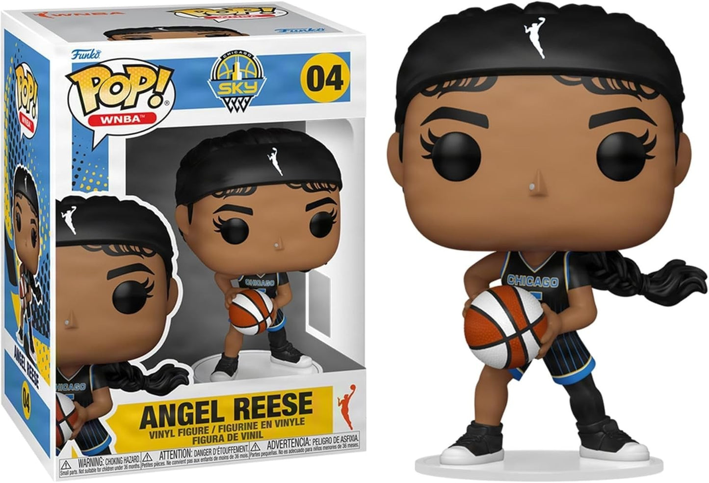 Funko Pop WNBA Chicago Sky Angel Reese #04 Vinyl Figure
