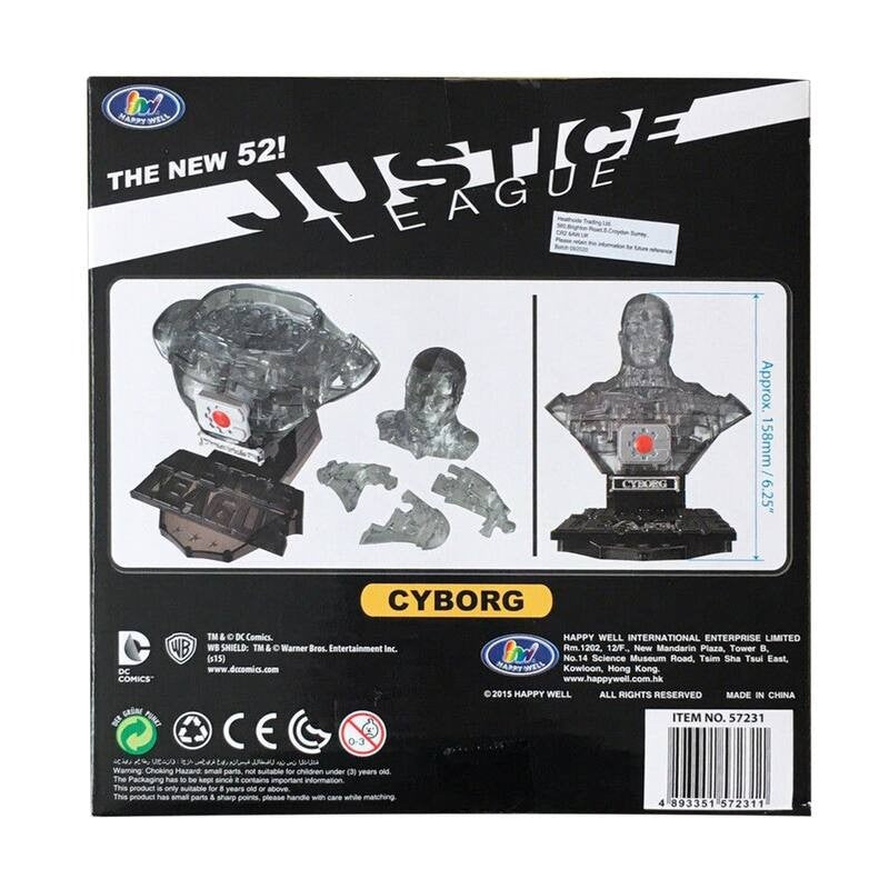 Justice League Cyborg 3D Bust Puzzle 72pcs DC Comics