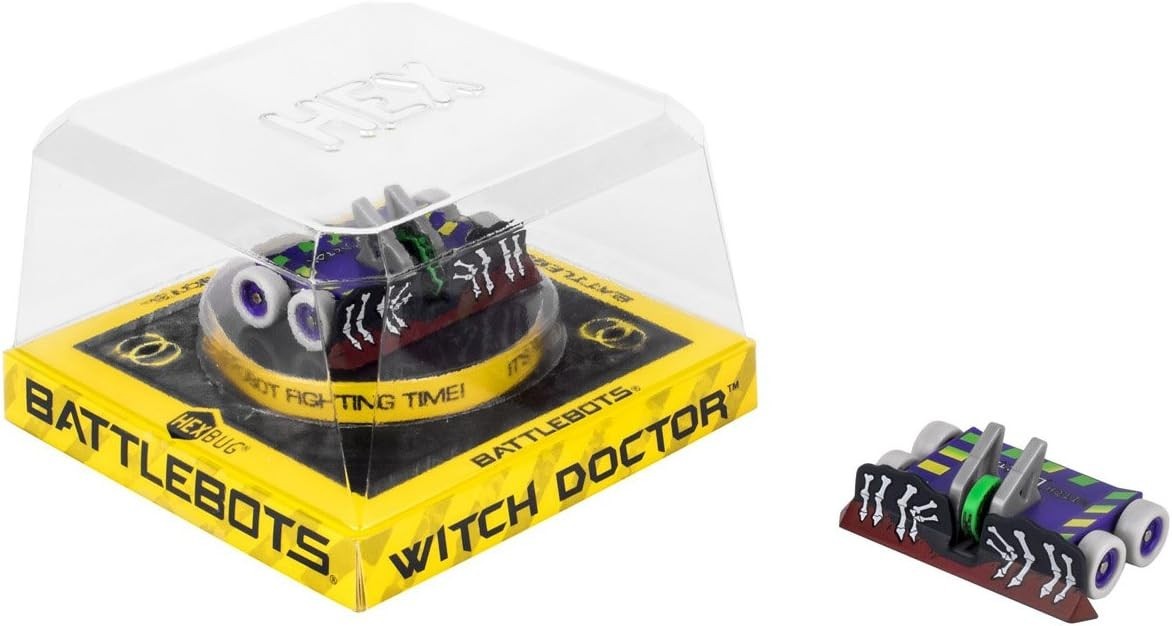 HEXBUG BattleBots Witch Doctor Push Strike Robot Toy (Damaged Box)