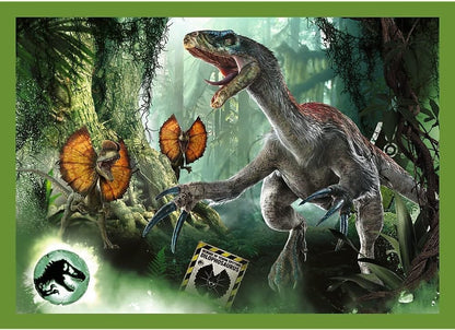 Trefl Jurassic World Dominion 4 in 1 Puzzle Set 35 48 54 70 Pieces