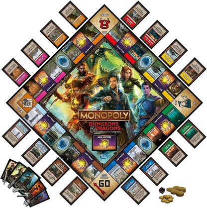 Monopoly Dungeons & Dragons: Honor Among Thieves Board Game for 2-5 Players