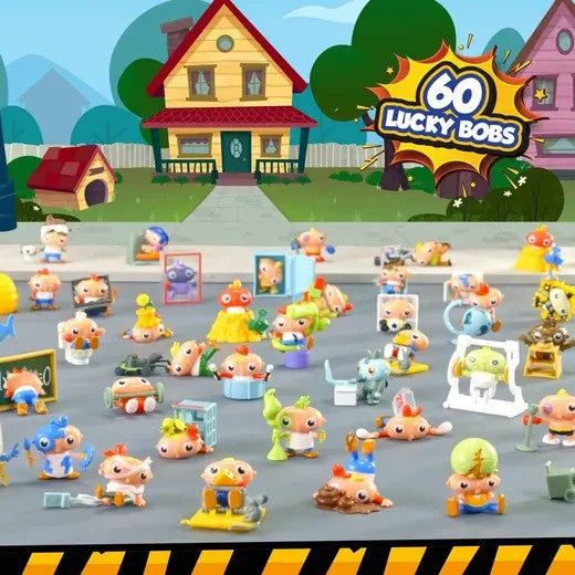 Lucky Bob Series 1 Mystery Figure Pack 1 4cm Collectible