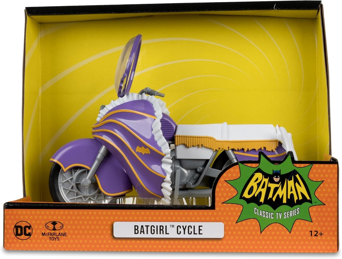 McFarlane Toys DC Retro Batman 66 Batgirl Cycle 6in Scale Vehicle