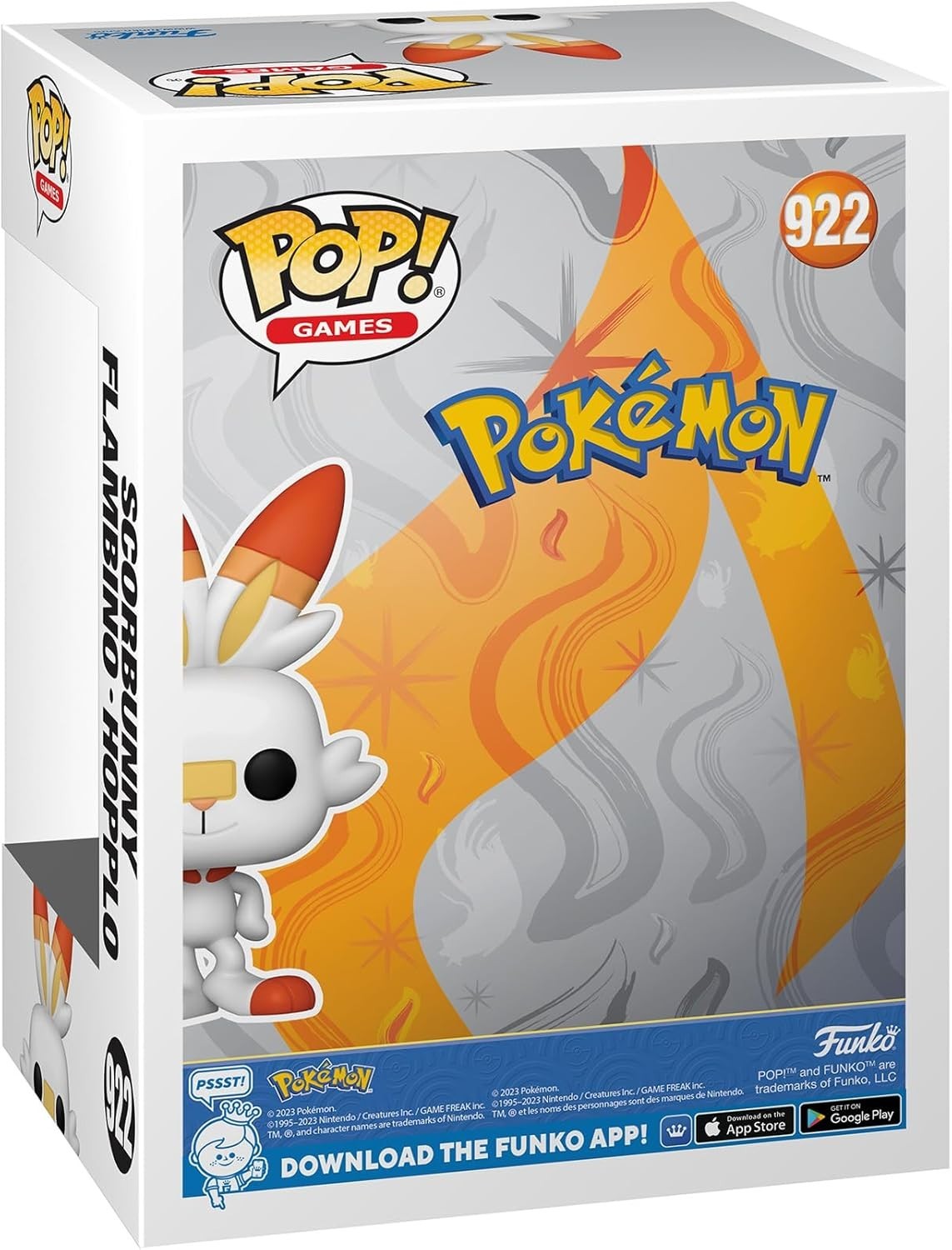 Funko Pop Games Pokémon Scorbunny #922 Vinyl Figure