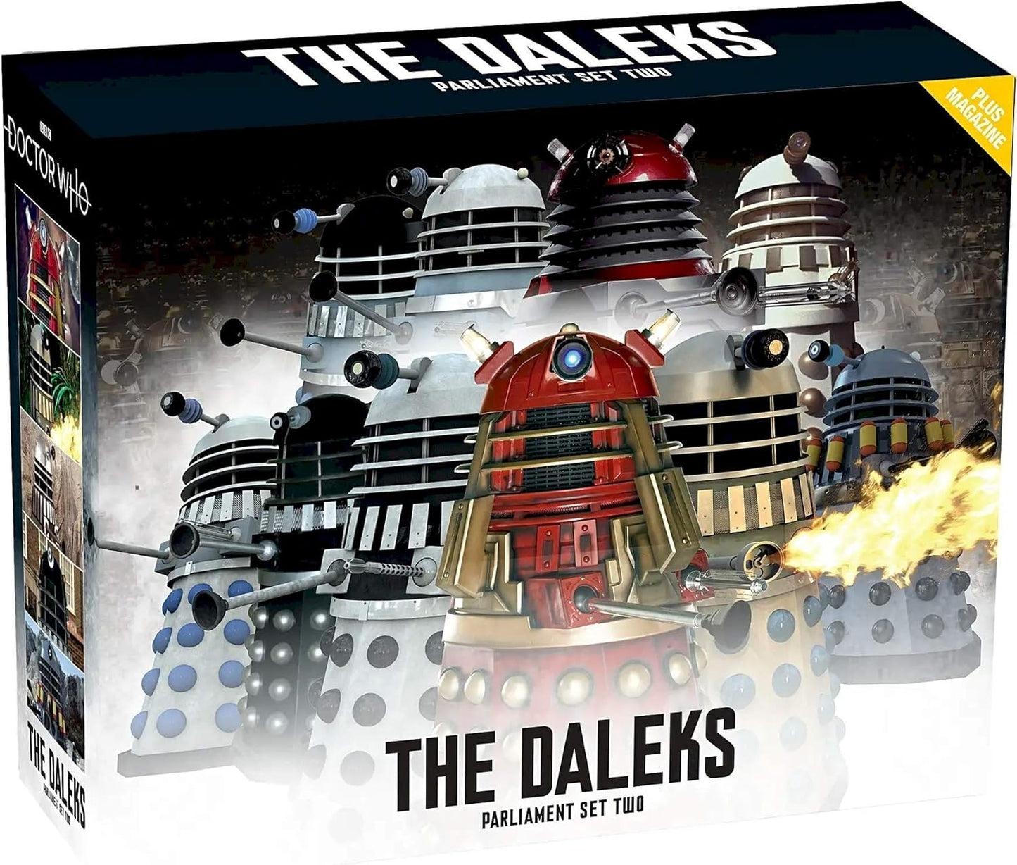 Eaglemoss Doctor Who The Daleks Parliament Set Two 10 Figurines & Magazine
