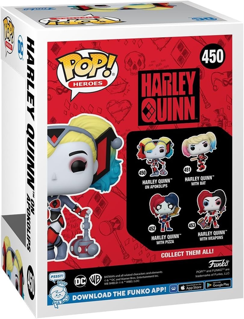 Funko Pop Heroes Harley Quinn On Apokolips #450 Vinyl Figure