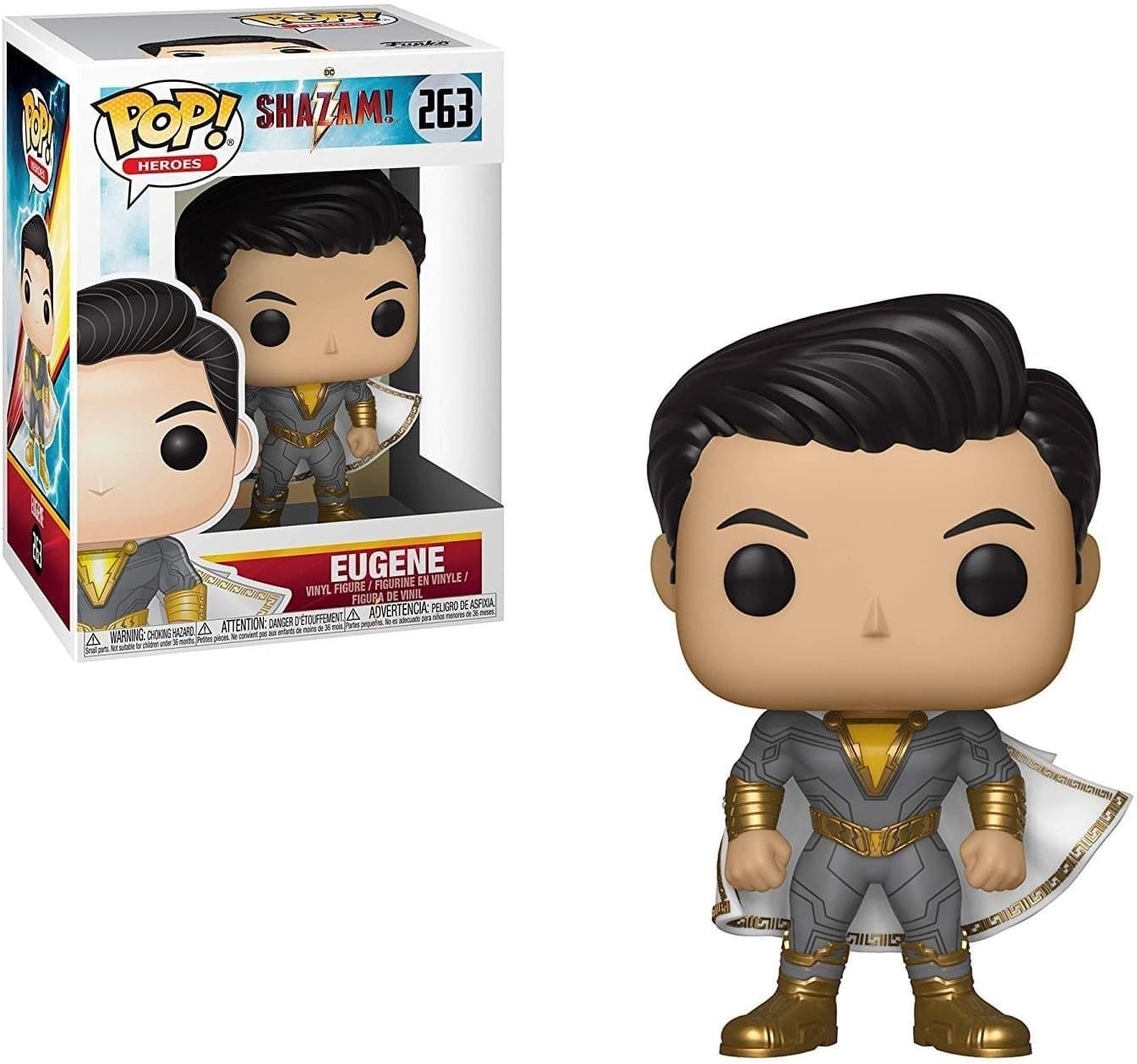 (BOX DAMAGED) Funko Pop! Shazam Eugene #263 DC Heroes Vinyl Figure