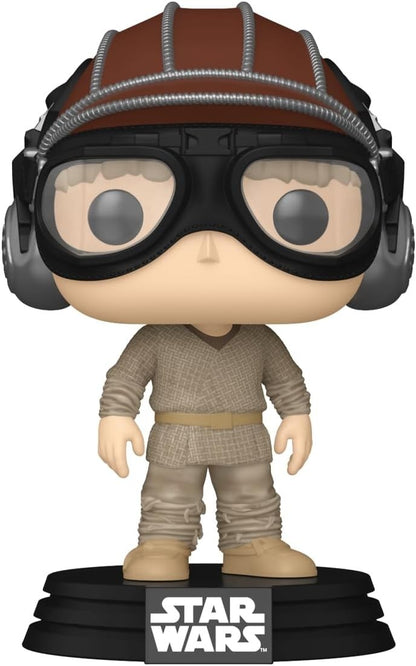 Funko Pop Star Wars Anakin Skywalker Pod Racer Helmet #698 Phantom Menace Figure