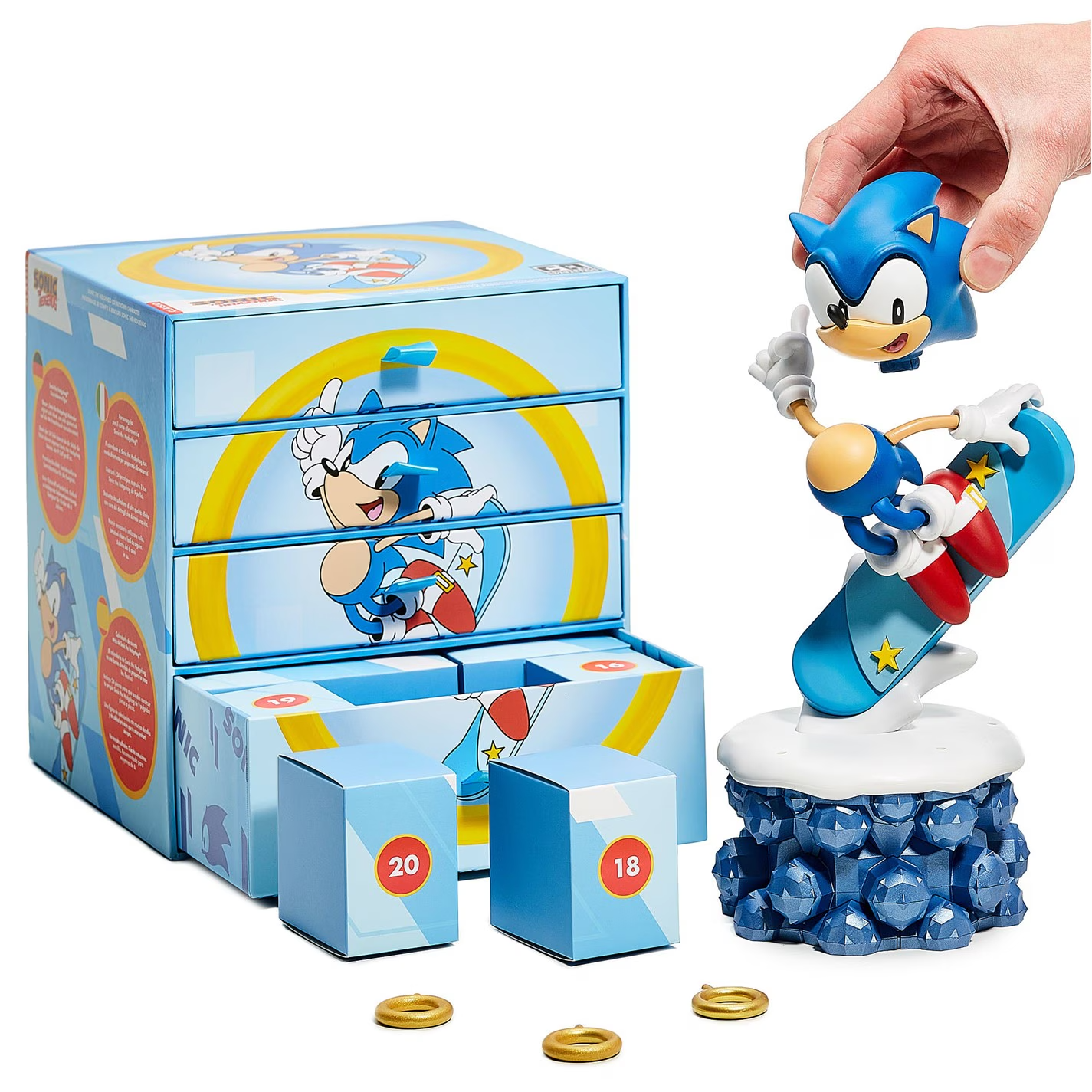 Numskull Sonic The Hedgehog Countdown Character Collectible Figure