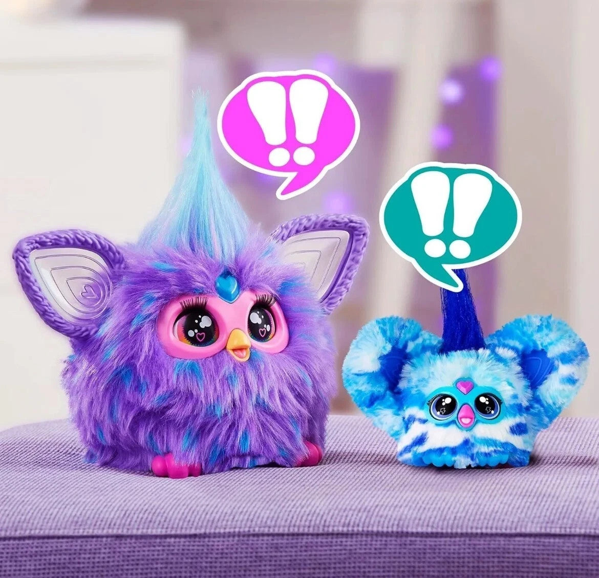 Hasbro Furby Furblets Electronic Plush Keychain 45+ Sounds - Choose