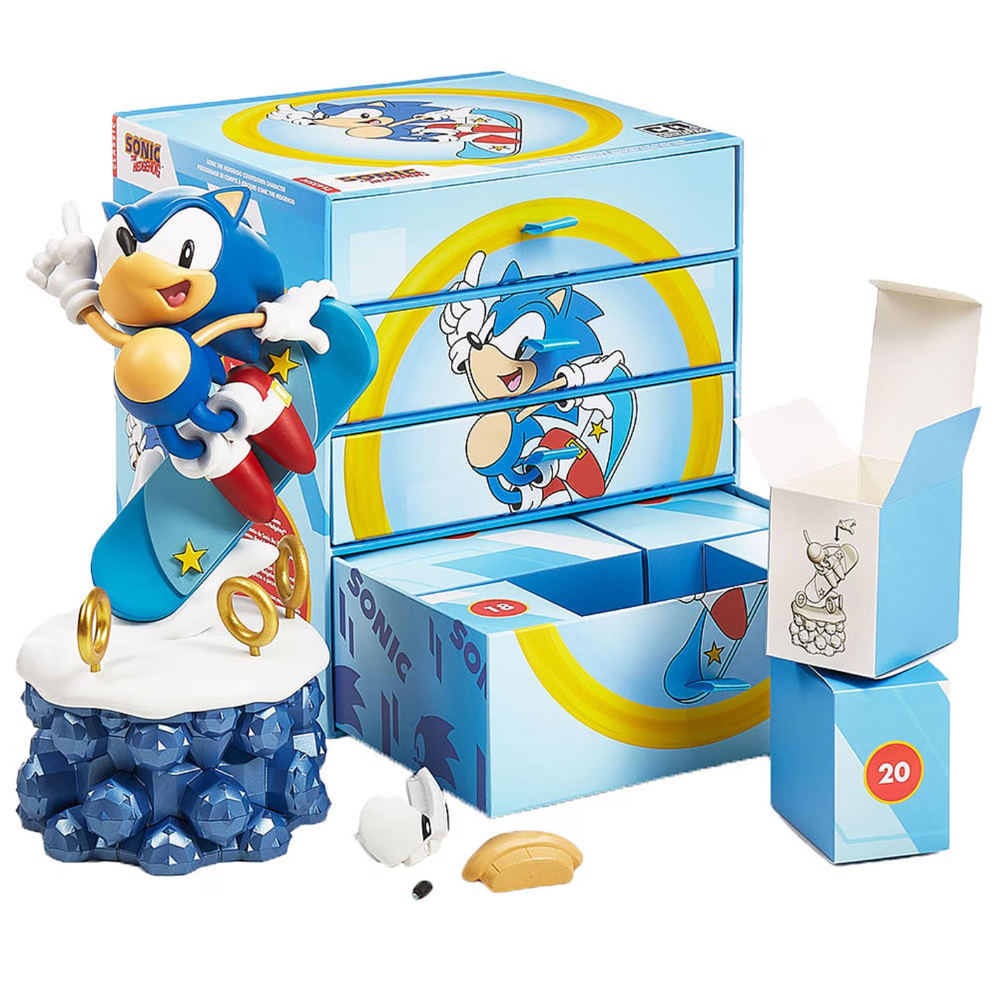 Numskull Sonic The Hedgehog Countdown Character Collectible Figure