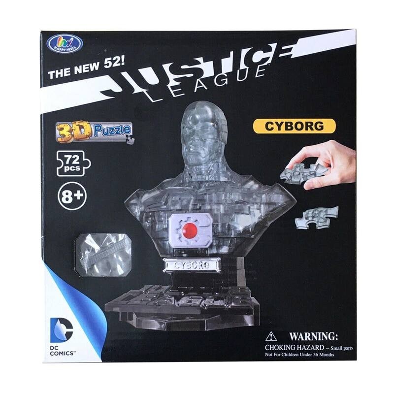 Justice League Cyborg 3D Bust Puzzle 72pcs DC Comics