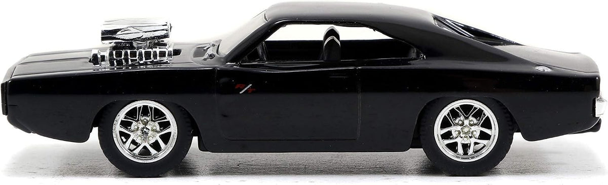 Jada Fast & Furious Dom's Dodge Charger R/T Black 1:55 Build N Collect Die Cast