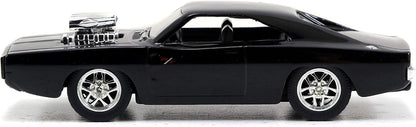 Jada Fast & Furious Dom's Dodge Charger R/T Black 1:55 Build N Collect Die Cast