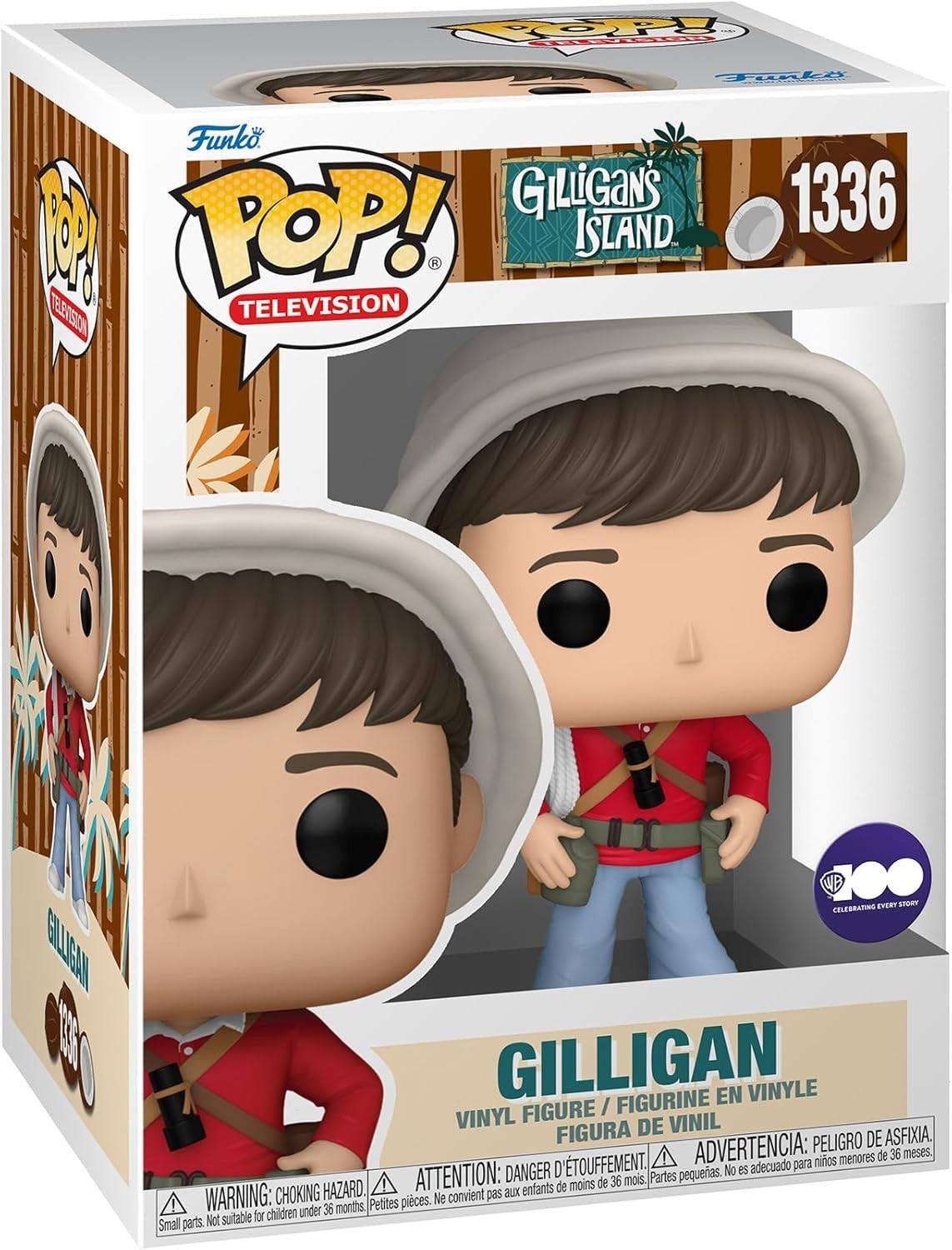 (BOX DMG) Funko Pop! Gilligan’s Island Gilligan #1336 Television Figure
