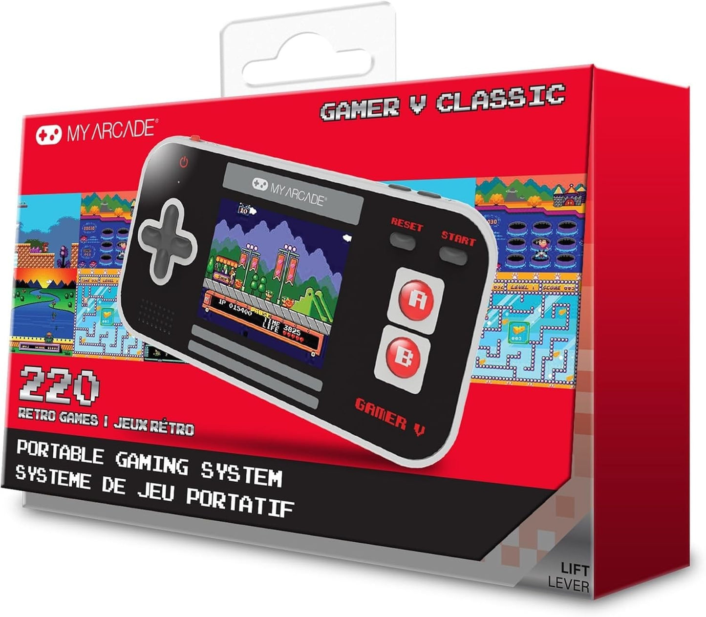 My Arcade Gamer V Classic Handheld Console 220 Retro Games Portable Gaming