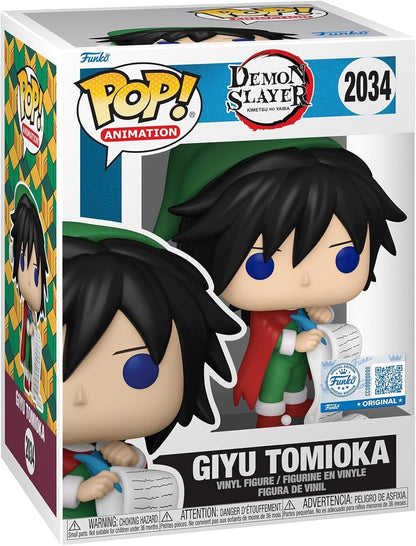 Funko Pop! Animation Demon Slayer Giyu Tomioka Christmas SE Vinyl Figure #2034