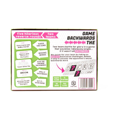 The Backwards Game by Format Games | Hilarious Party Game for 4–10 Players