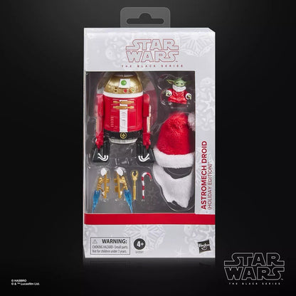Star Wars Black Series Astromech Droid Holiday Edition Figure w/ Grogu Accessory