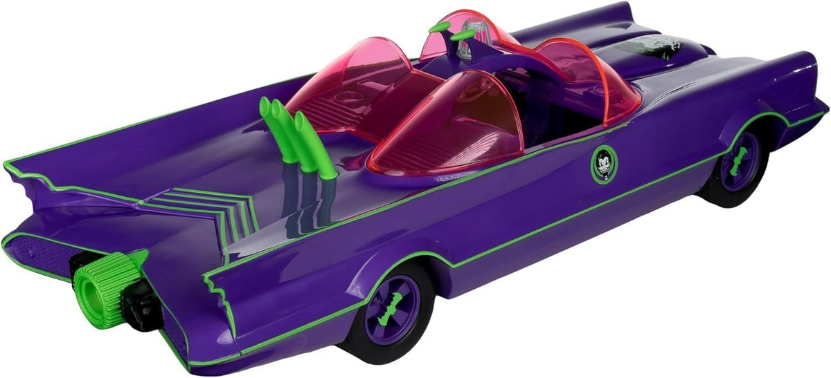 McFarlane Toys DC Retro Batman 66 Batmobile & Joker Gold Label Figure Set