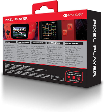 My Arcade Pixel Player Portable Handheld Console 300 Games