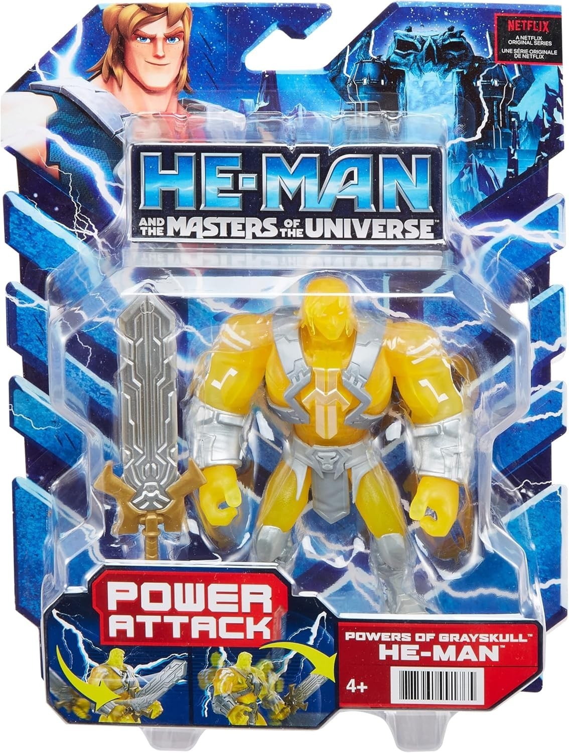 He-Man And The Masters Of The Universe Power Attack Powers of Grayskull Figure
