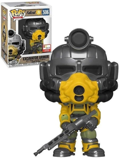 (BOX DMG) Funko Pop Fallout 76 Excavator Armor 506 E3 2019 Limited Edition