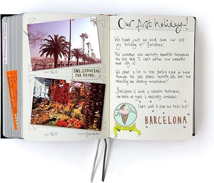 Suck UK Our Life Story 100 Year Memory Journal Scrapbook Gift Hardcover in Grey