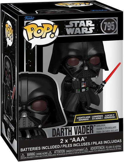 Funko Pop! Star Wars Darth Vader Lights & Sounds #795 Vinyl Bobblehead