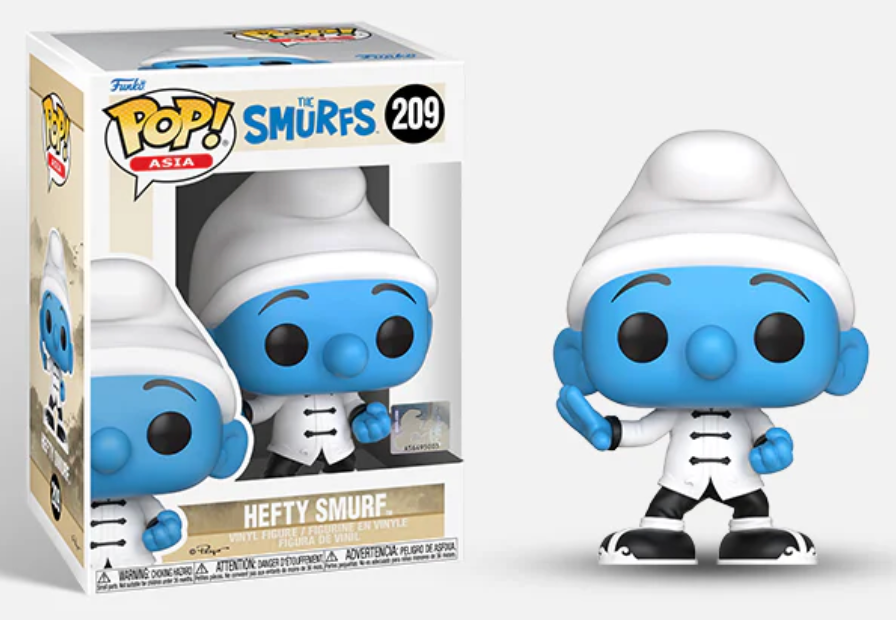 Funko Pop Asia The Smurfs Hefty Smurf #209 Vinyl Figure
