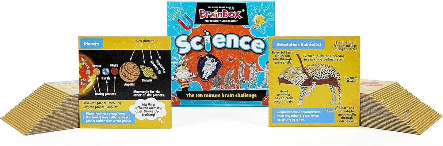 BrainBox Science Card Game – Educational Memory Game for Kids & Families
