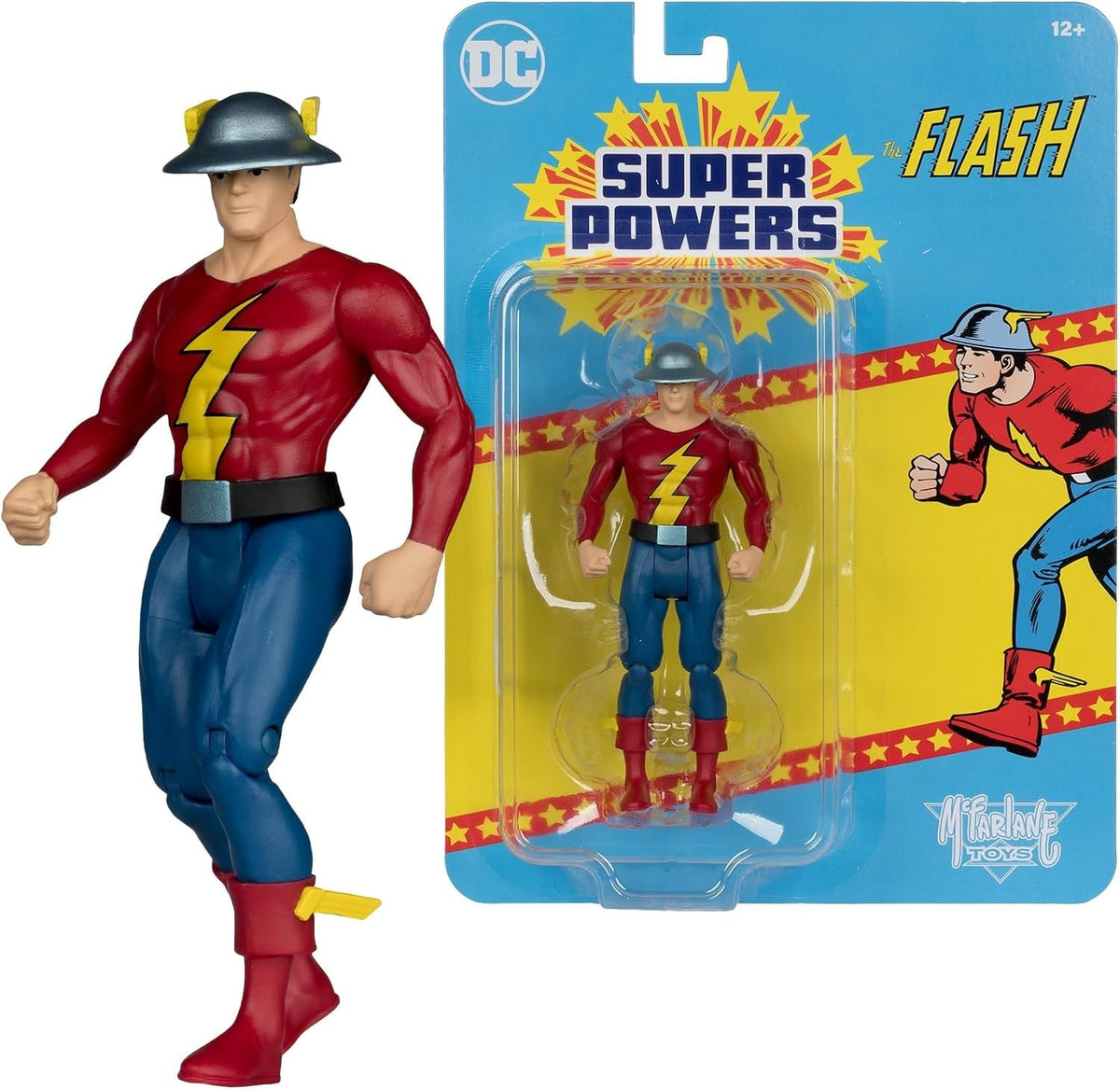 McFarlane Toys DC Super Powers The Flash Jay Garrick 4.5in Action Figure